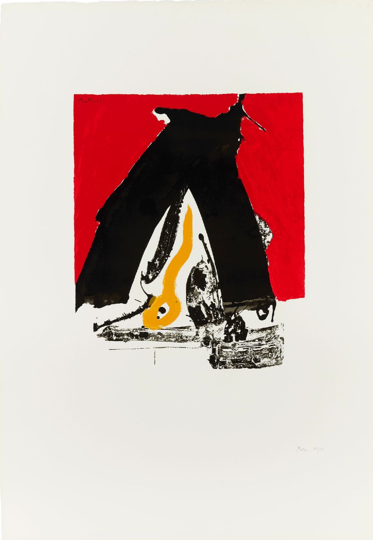 Robert Motherwell - Untitled (from The Basque Suite)
