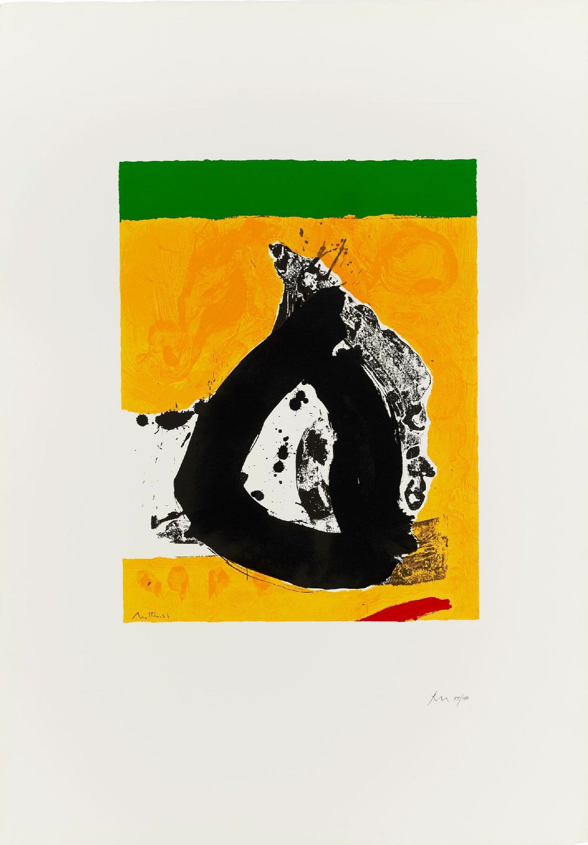Robert Motherwell - Untitled (from The Basque Suite)
