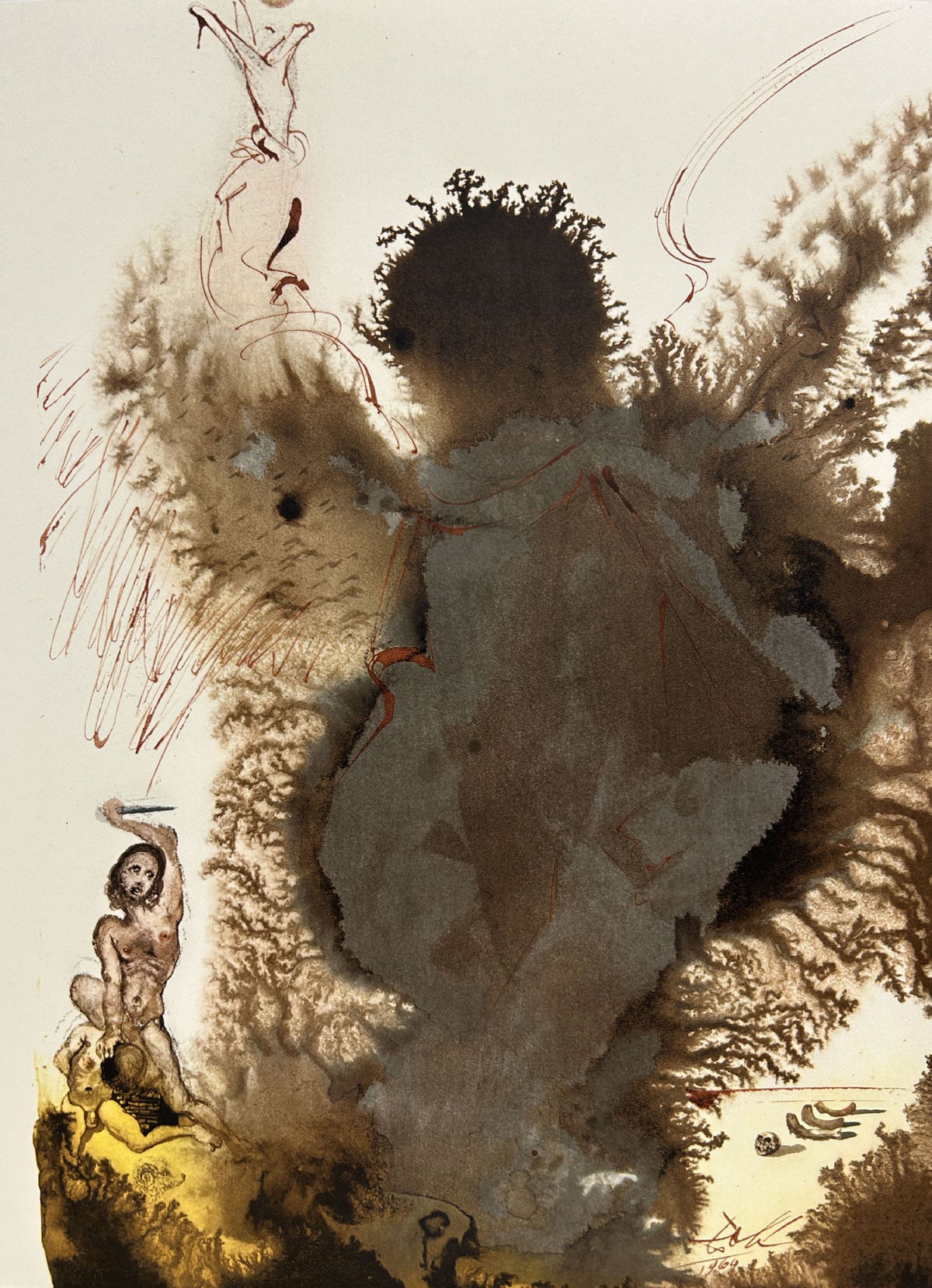Abraham, Abraham! by Salvador Dali, 1969 fine art lithograph