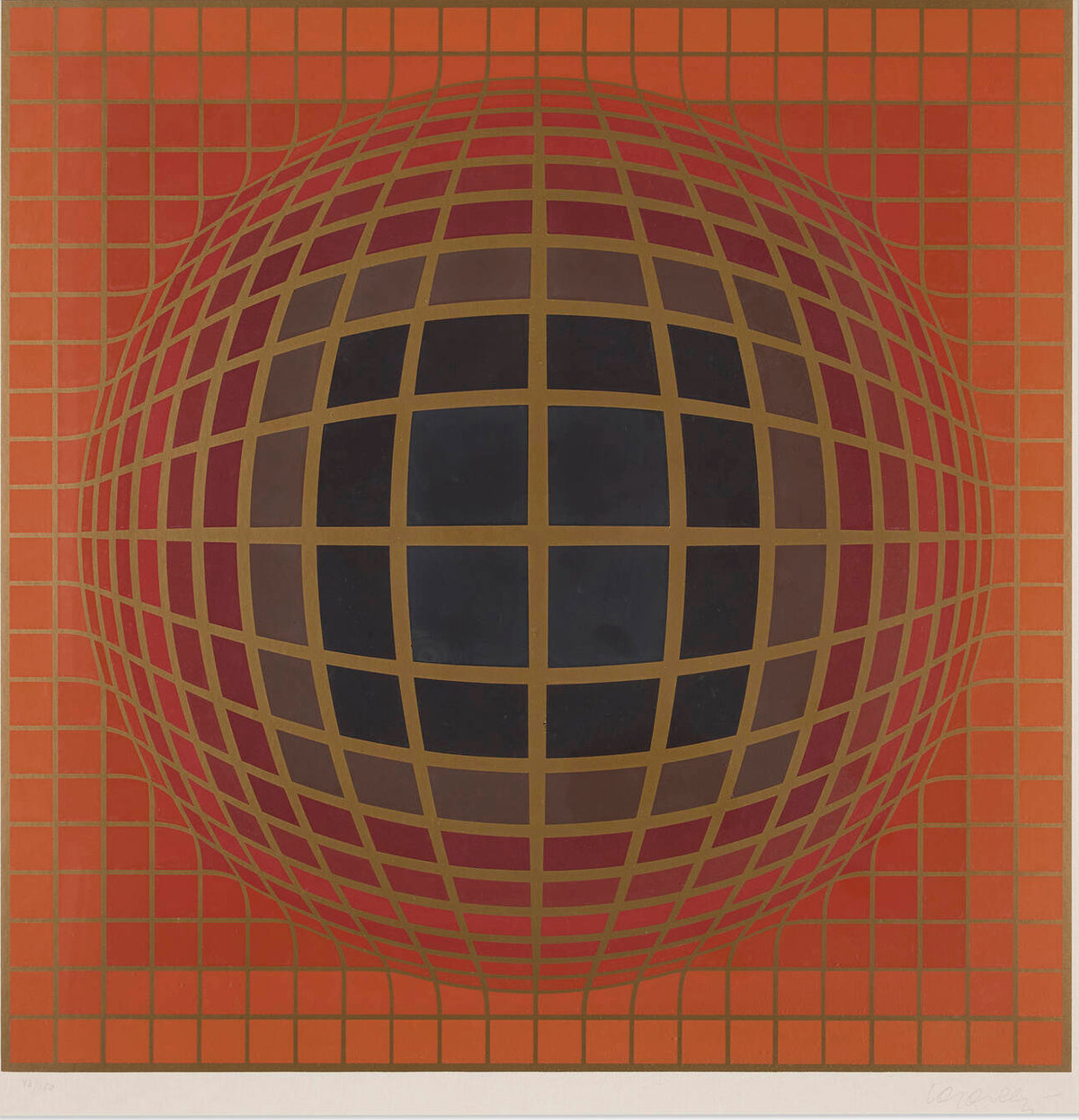 Victor Vasarely - B-Bomb-b I