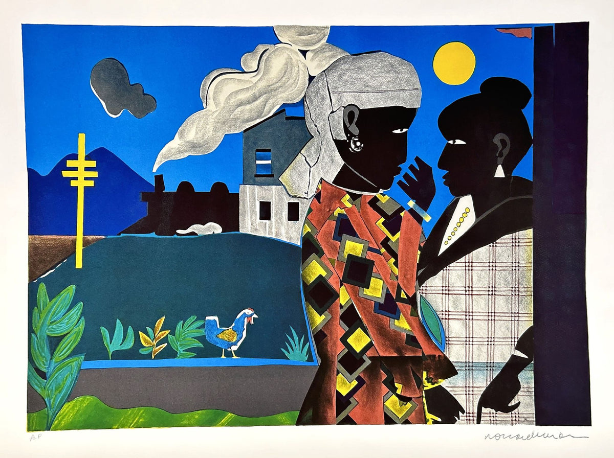 Romare Bearden - Conversation