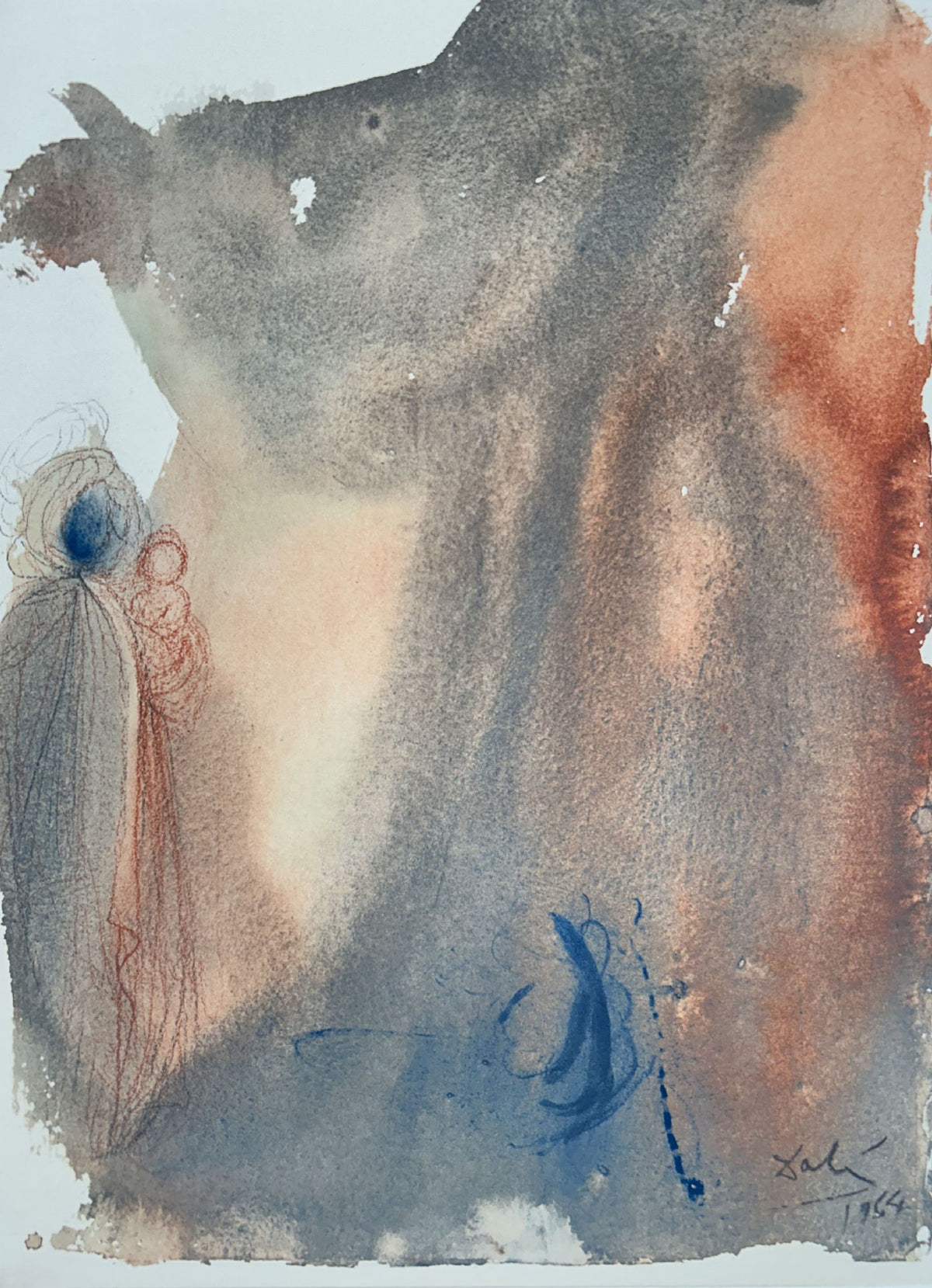 Behold, A Virgin Shall Conceive by Salvador Dali, 1969 fine art lithograph