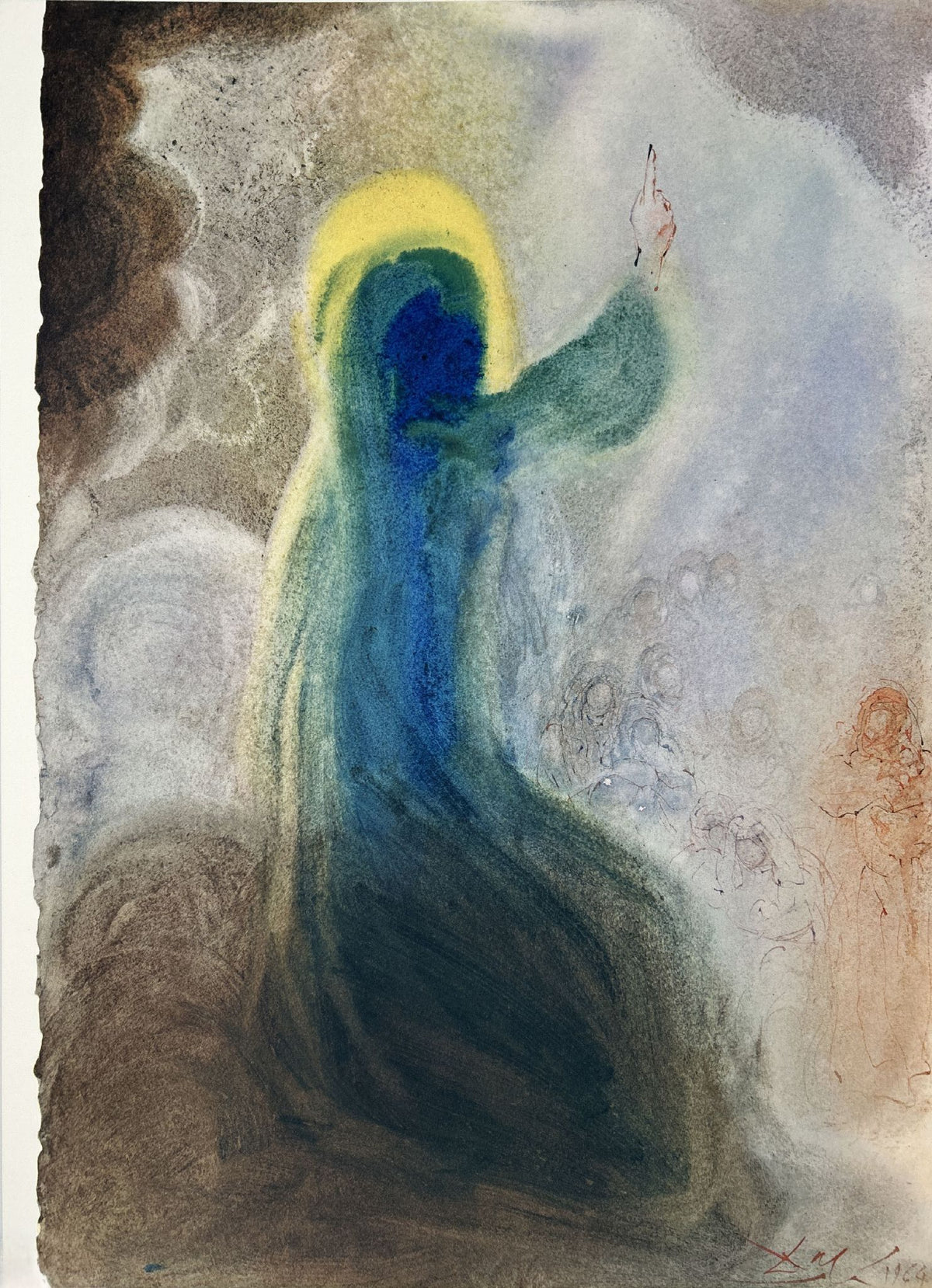 Blessed The Poor... Blessed The Meek... Blessed... by Salvador Dali, 1969 fine art lithograph