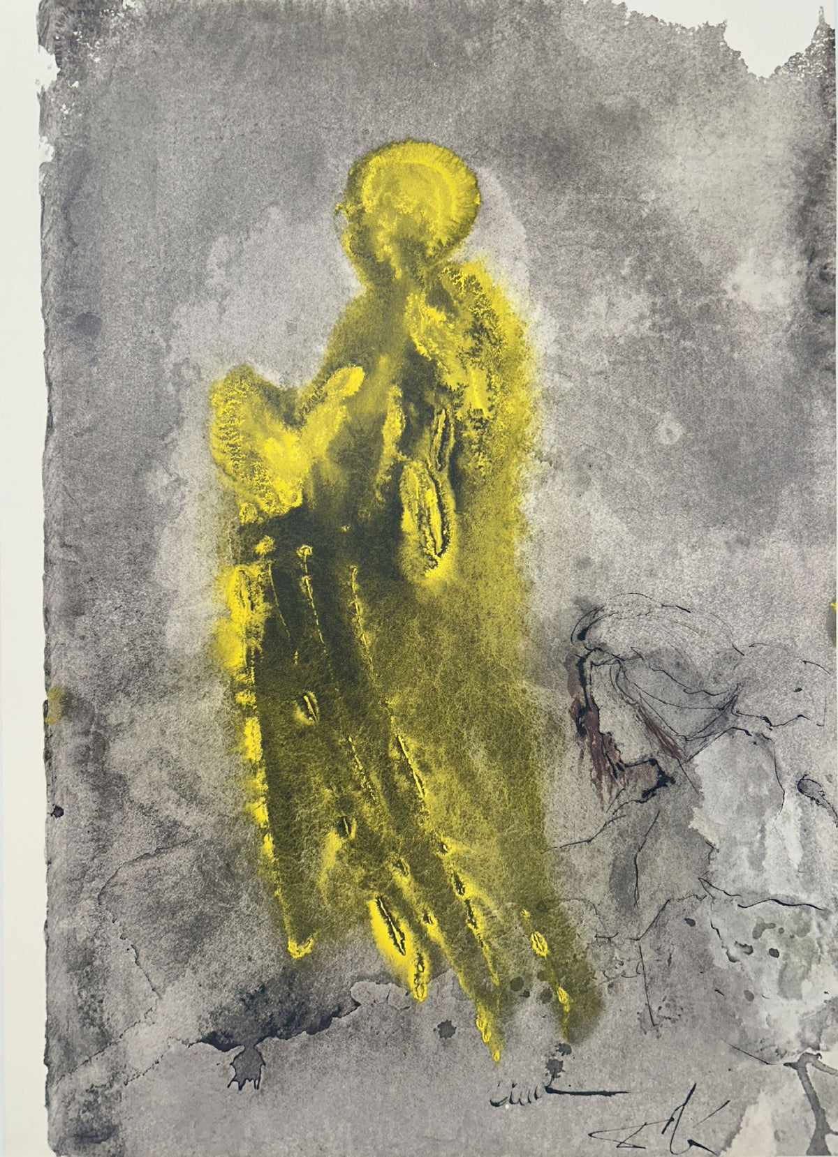 Don't Touch Me! by Salvador Dali, 1969 fine art lithograph