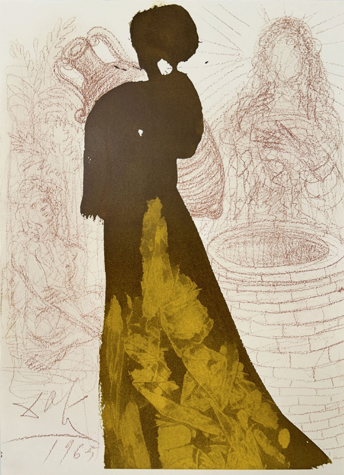 Give Me A Drink by Salvador Dali, 1969 fine art lithograph