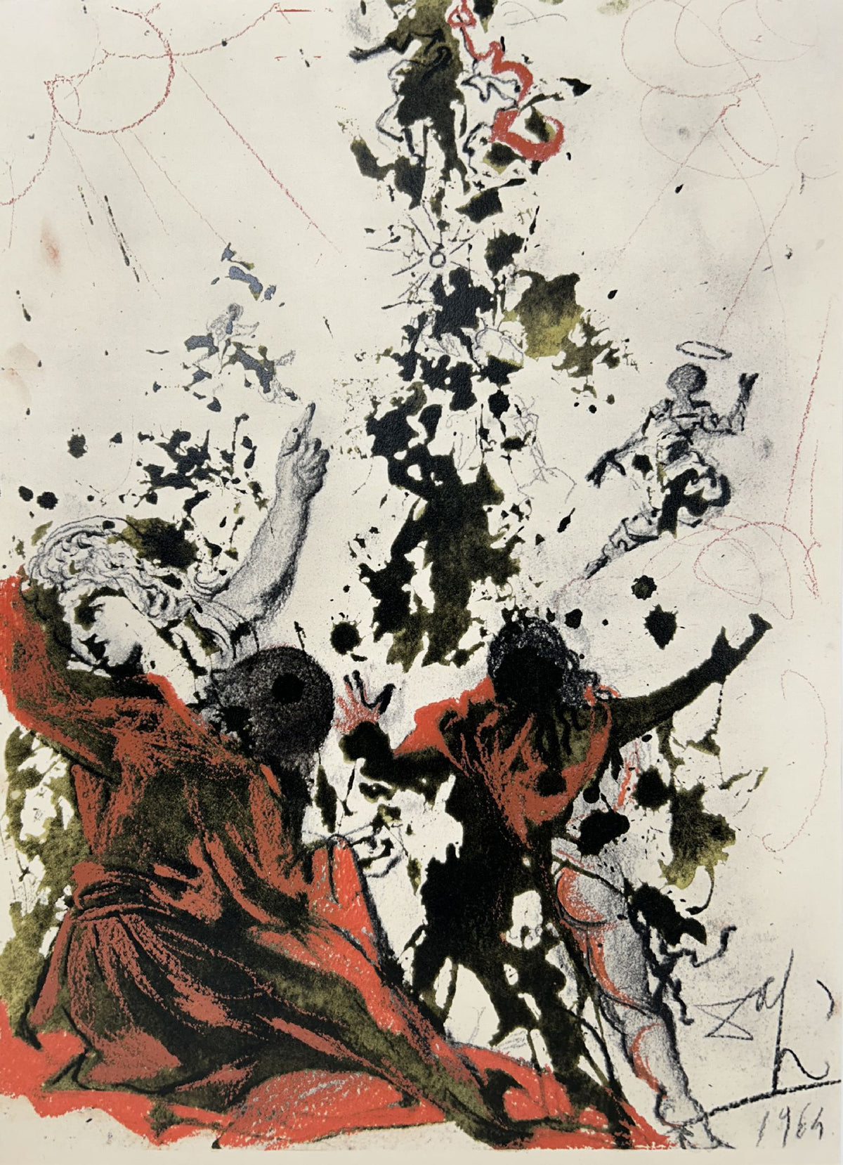 The Transfiguration Of Jesus by Salvador Dali, 1969 fine art lithograph