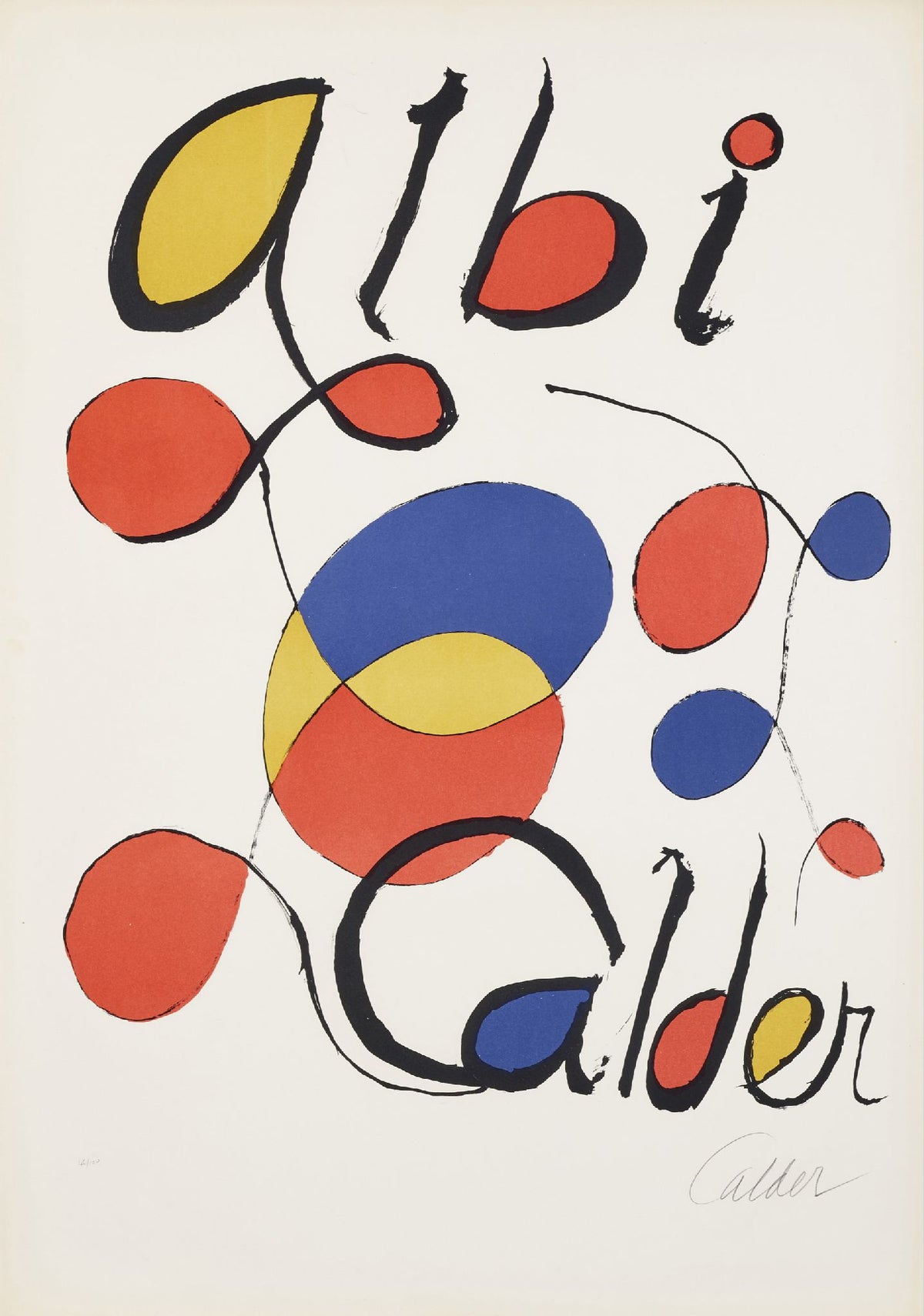 Le diable (portrait de Constantin Tacou)<RETURN> by Alexander Calder