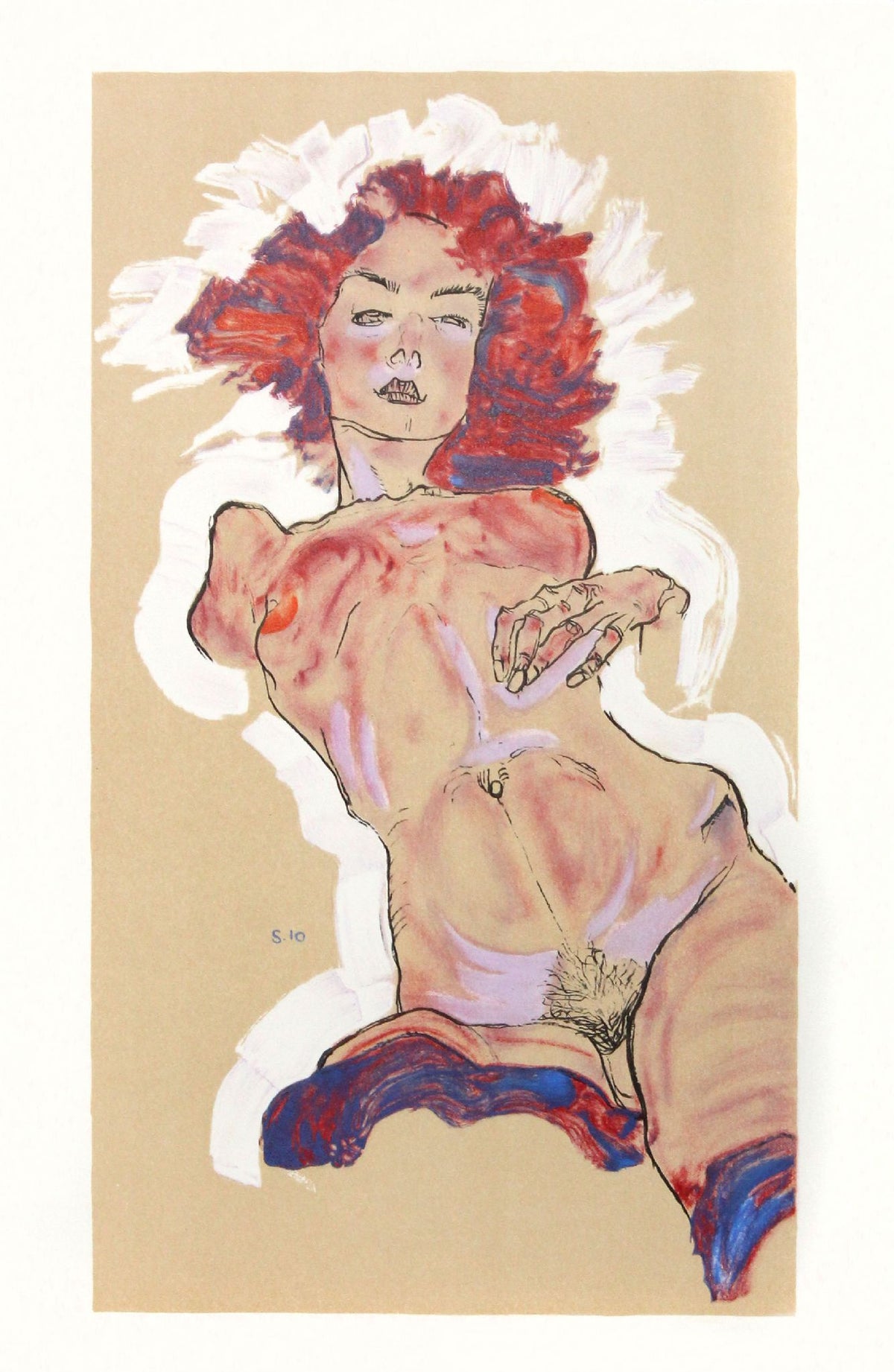 Egon Schiele - Female Nude