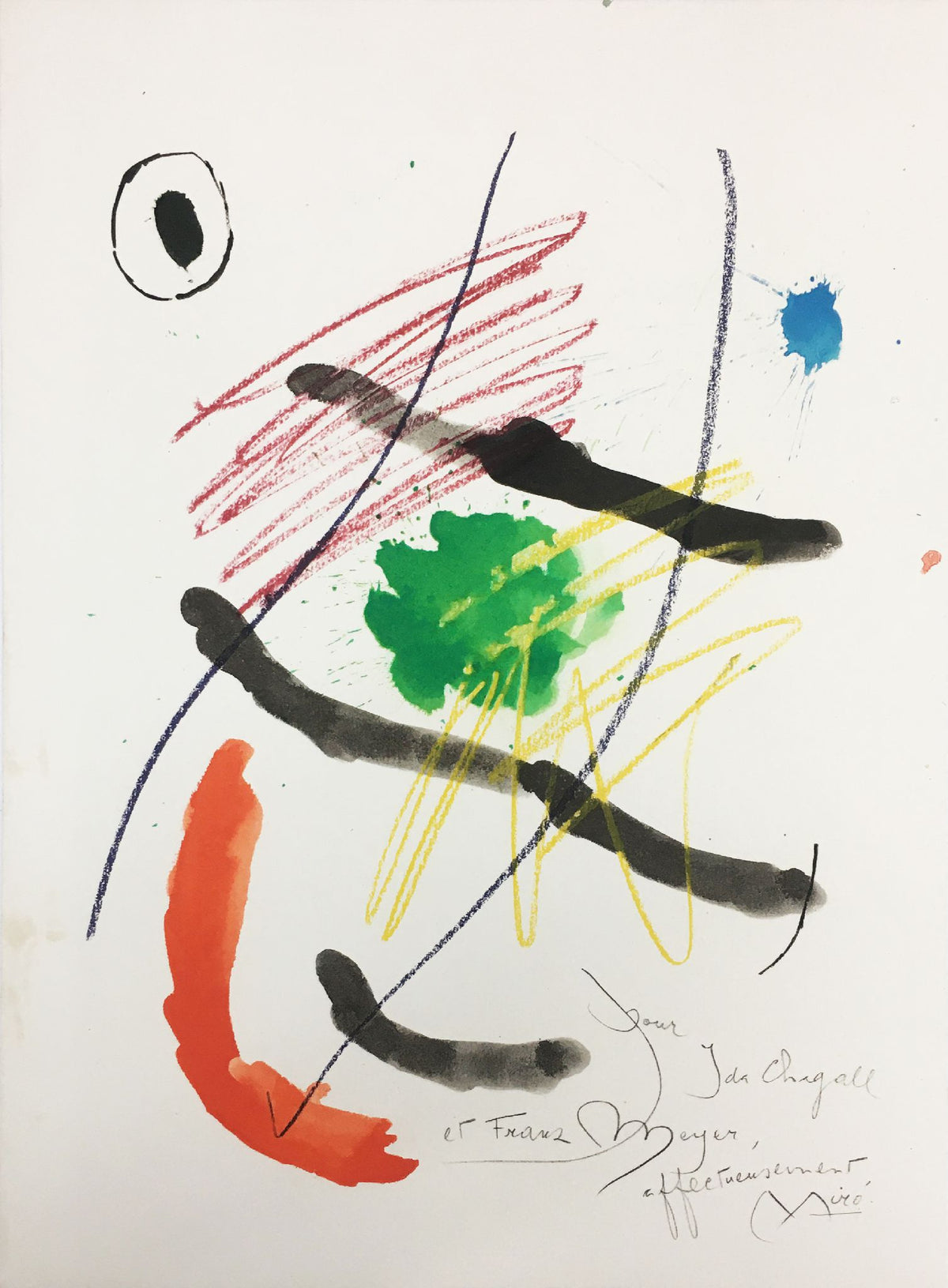 Joan Miro - Pour Ida Chagall et Franz Meyer