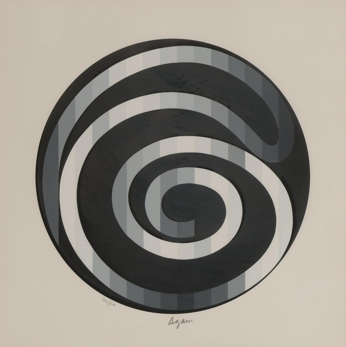 Yaacov Agam - Untitled (from Message of Peace)