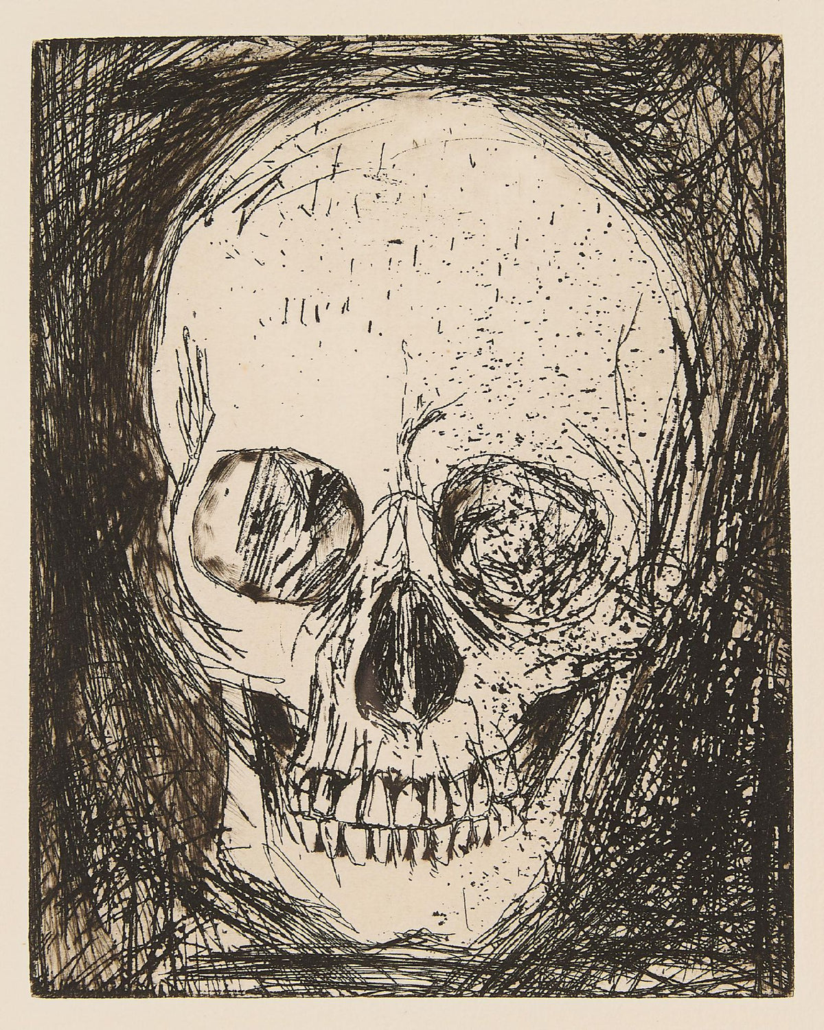 Jim Dine - 9 Studies for Winter Dream (Skull)