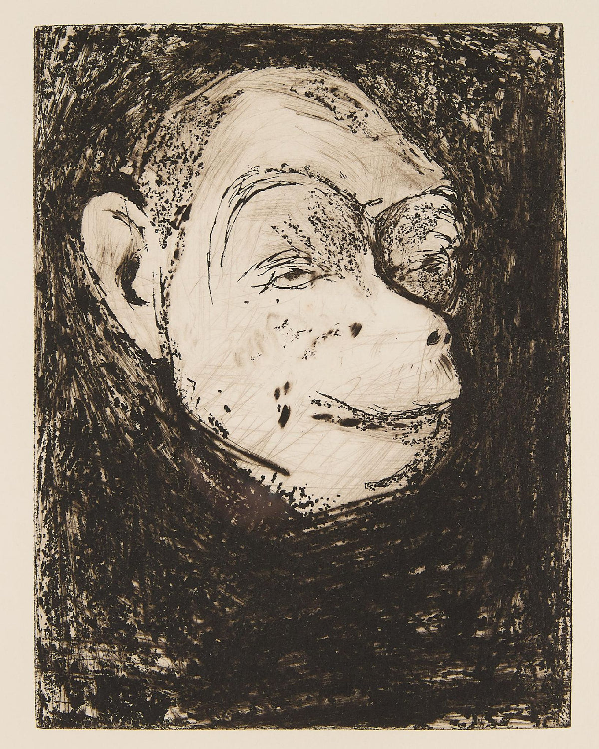 Jim Dine - 9 Studies for Winter Dream (Monkey)