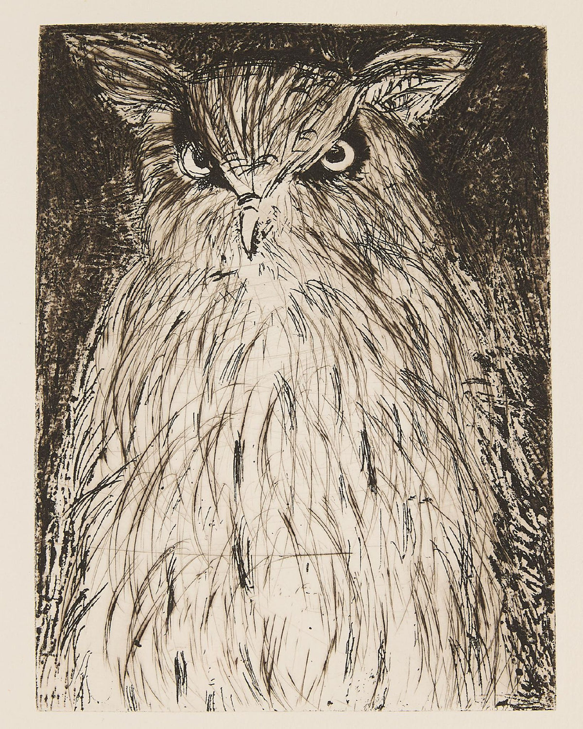 Jim Dine - 9 Studies for Winter Dream (Owl)