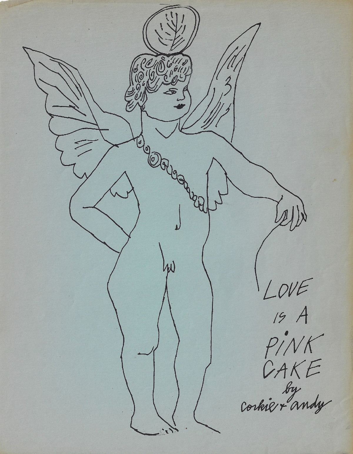 Andy Warhol - Title Page (from Love Is A Pink Cake)