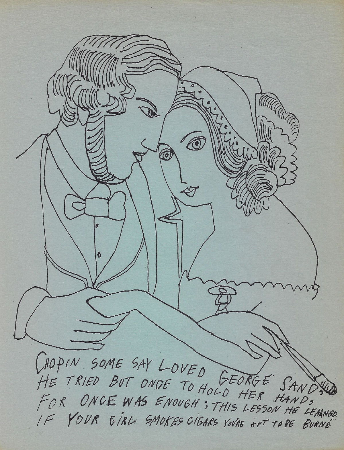 Andy Warhol - Untitled (Chopin) (from Love Is A Pink Cake) (F. & S. IV.27)