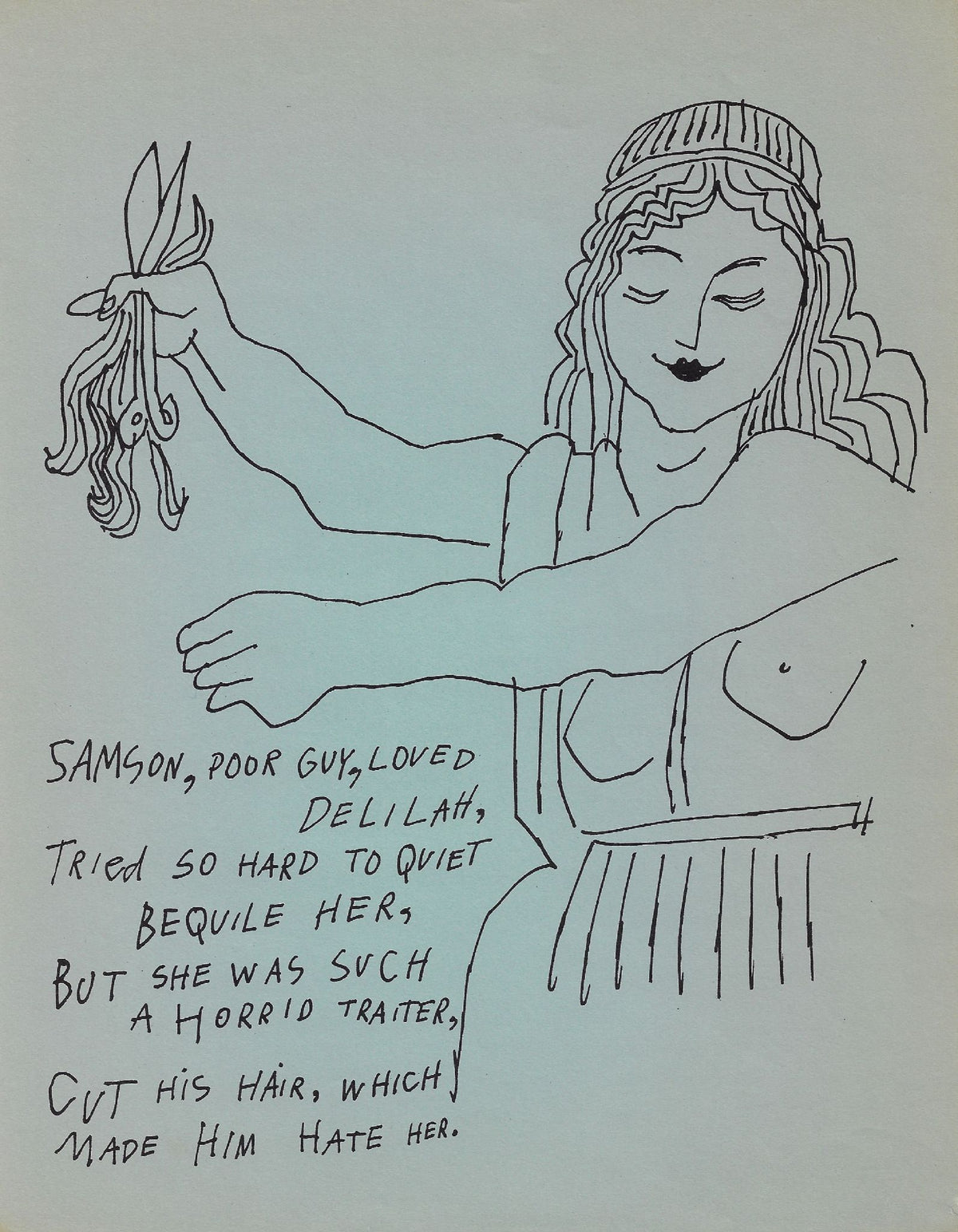 Andy Warhol - Untitled (Samson & Delilah) (from Love Is A Pink Cake) (F. & S. IV.47)