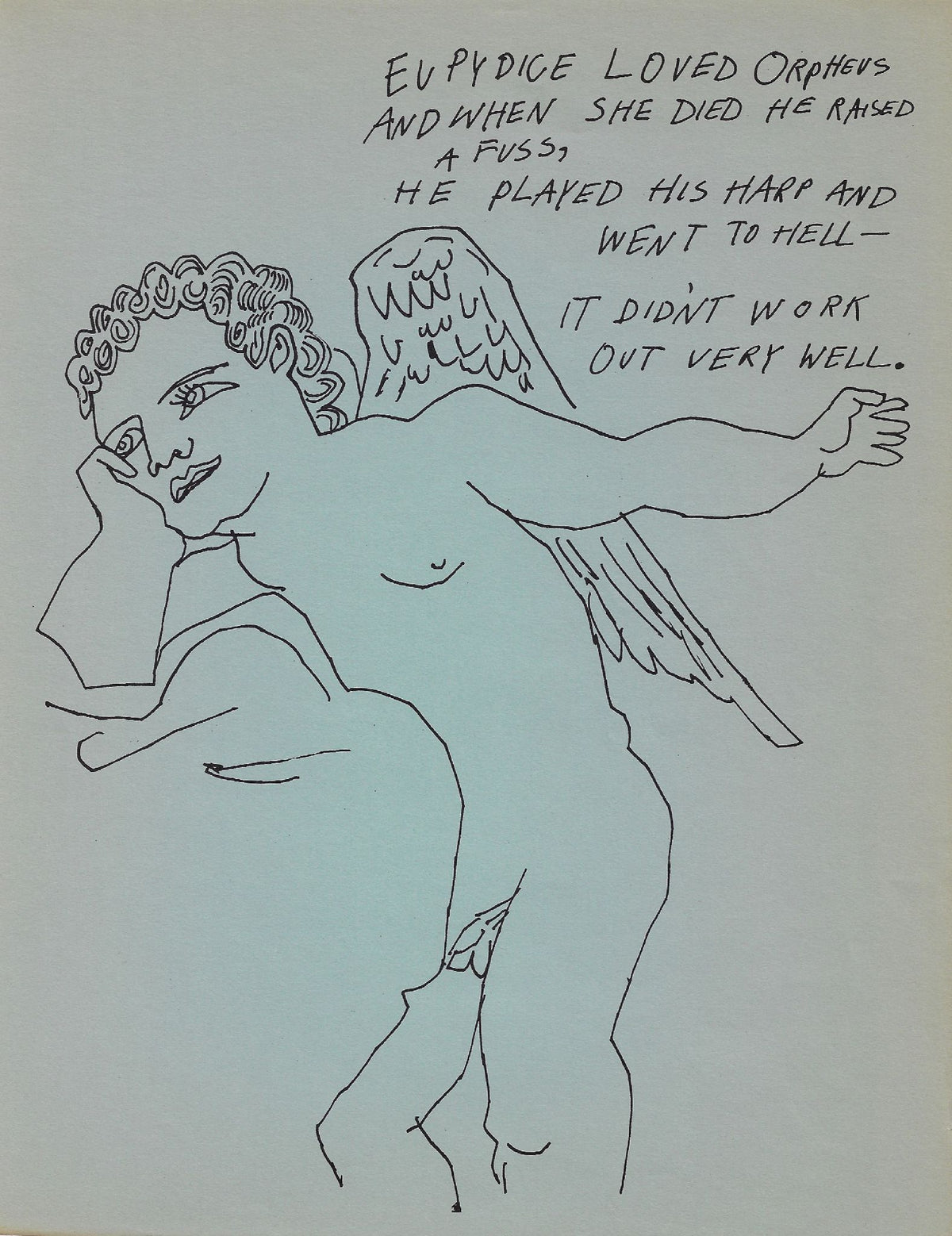 Andy Warhol - Untitled (Eurydice) (from Love Is A Pink Cake) (F. & S. IV.34)