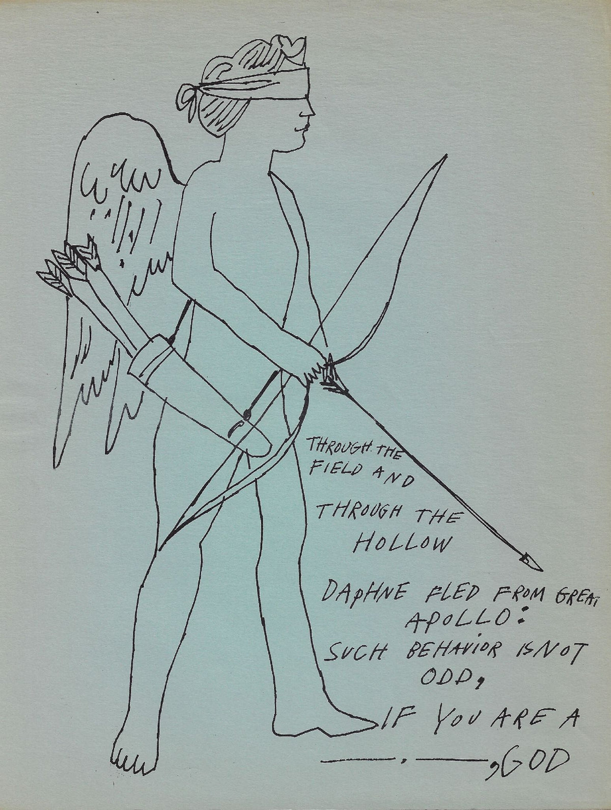 Andy Warhol - Untitled (Apollo) (from Love Is A Pink Cake) (F. & S. IV.44)