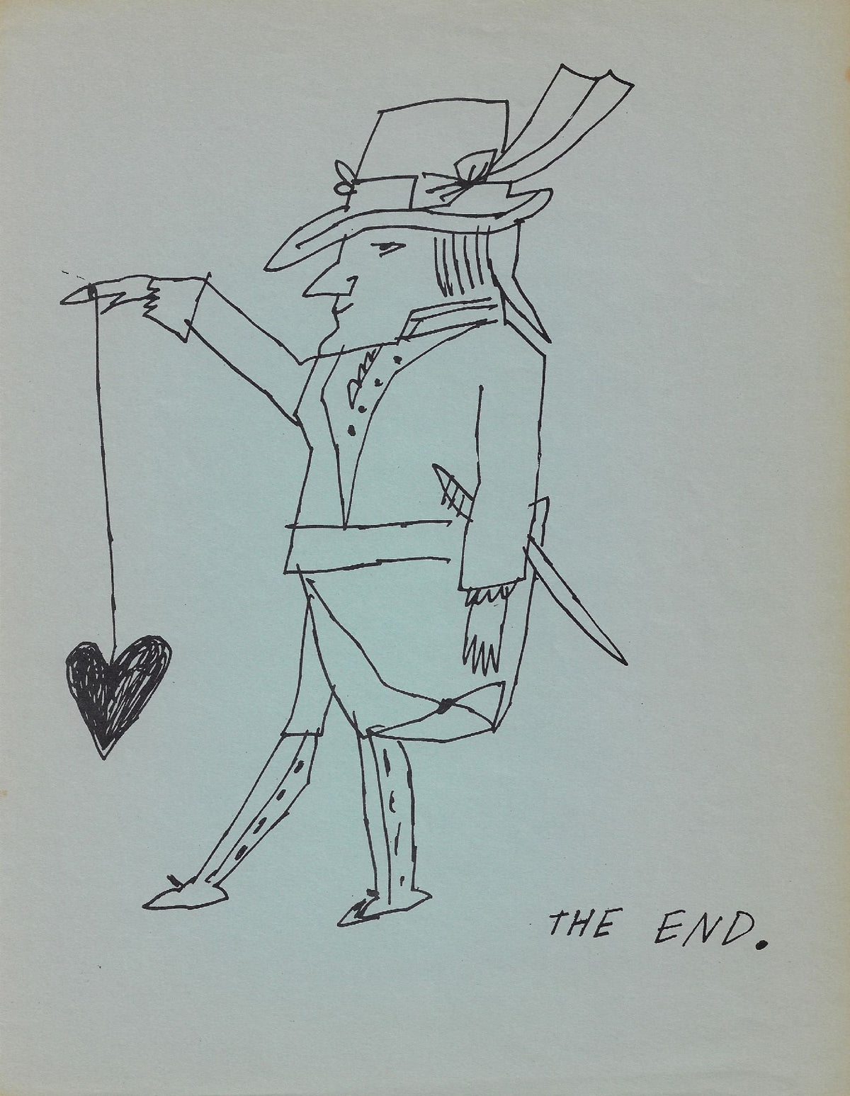 Andy Warhol - Untitled (The End) (from Love Is A Pink Cake) (F. & S. IV.50)