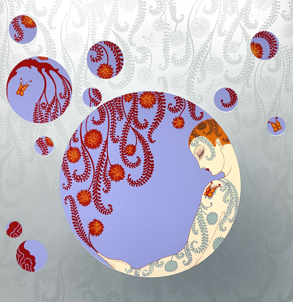 Erte - Springs Shadows I (Silver)