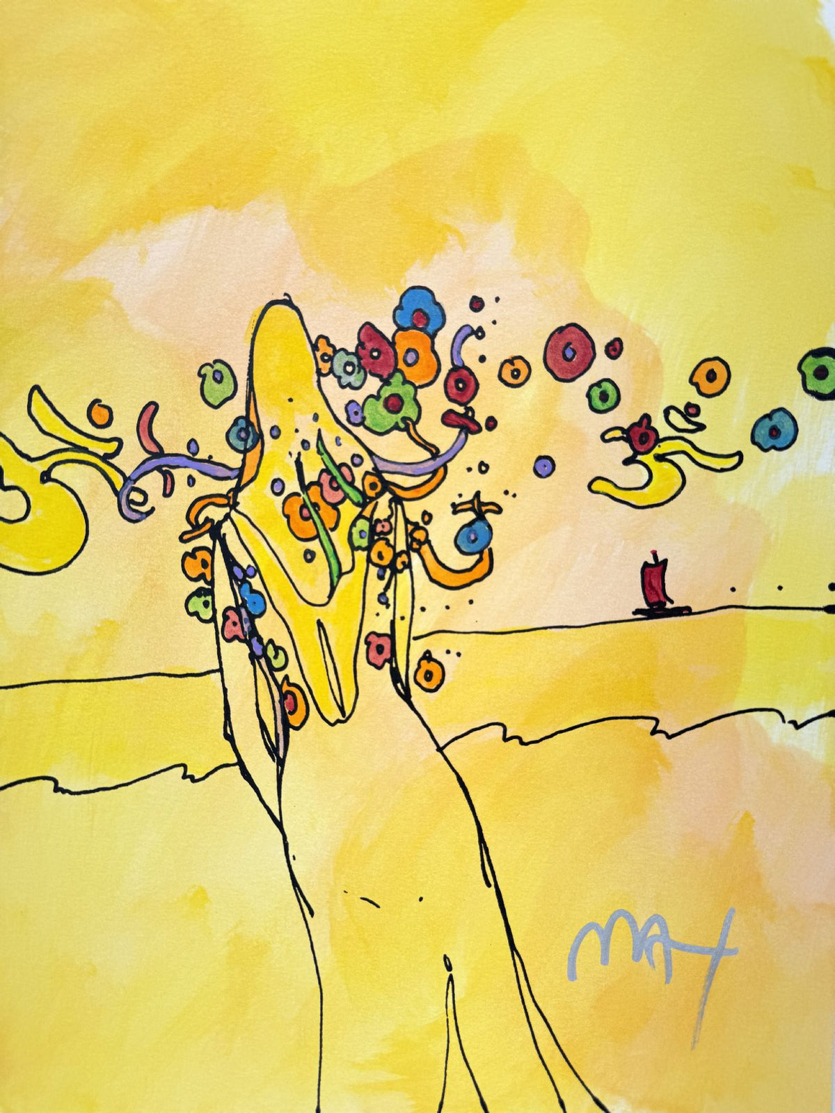 Peter Max - Mermaid with Sailboats
