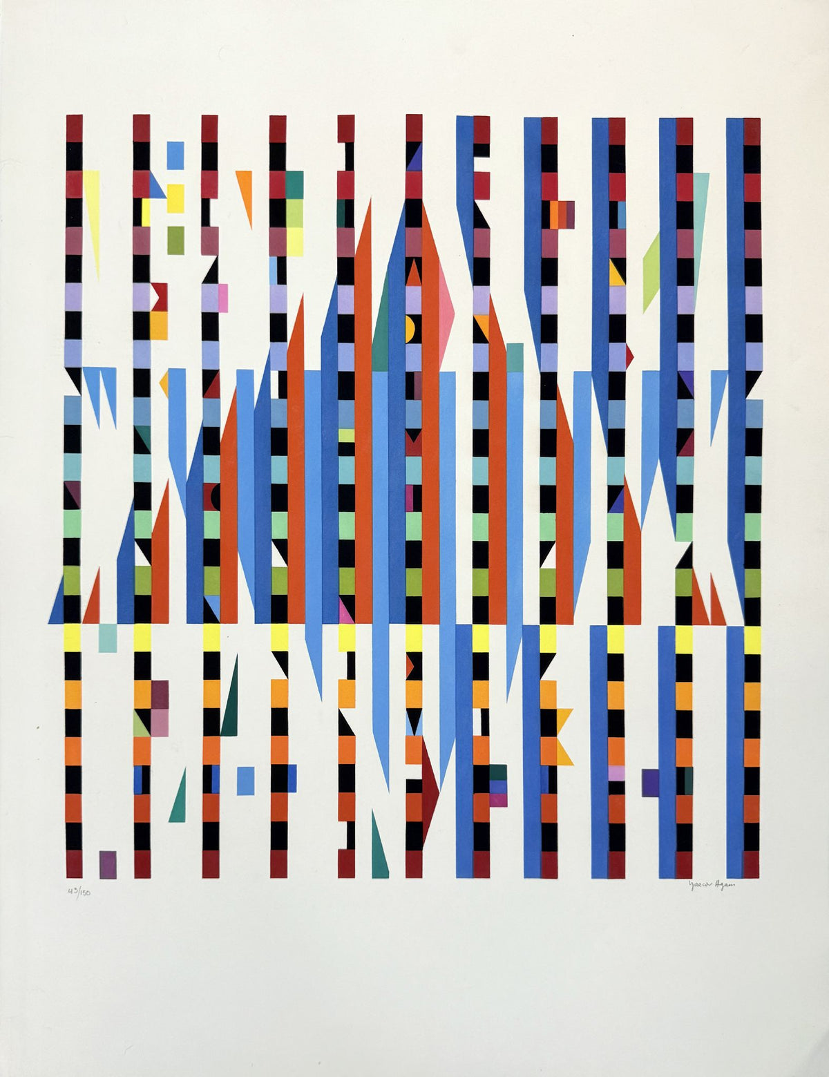 Yaacov Agam - Love Star of David