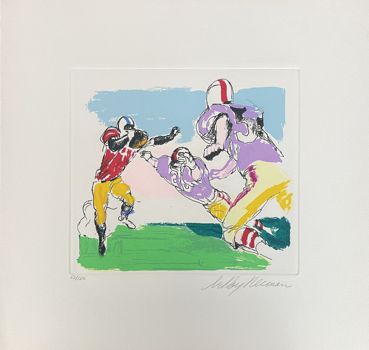 LeRoy Neiman - Scampering Back