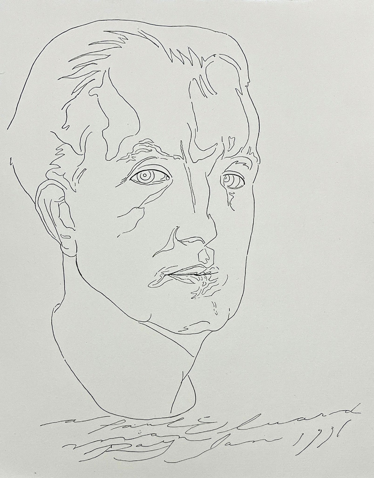 Man Ray - Untitled (Man's Head)