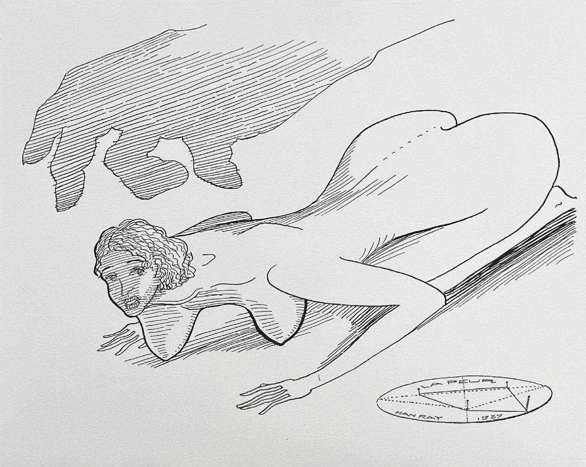 Man Ray - Untitled VI (Nude on Floor)
