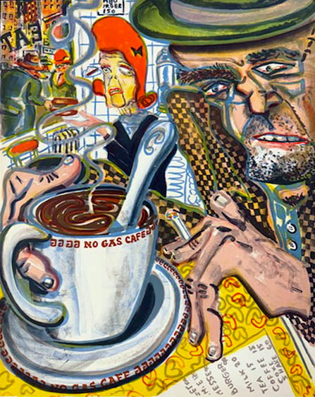 Red Grooms - No Gas Cafe