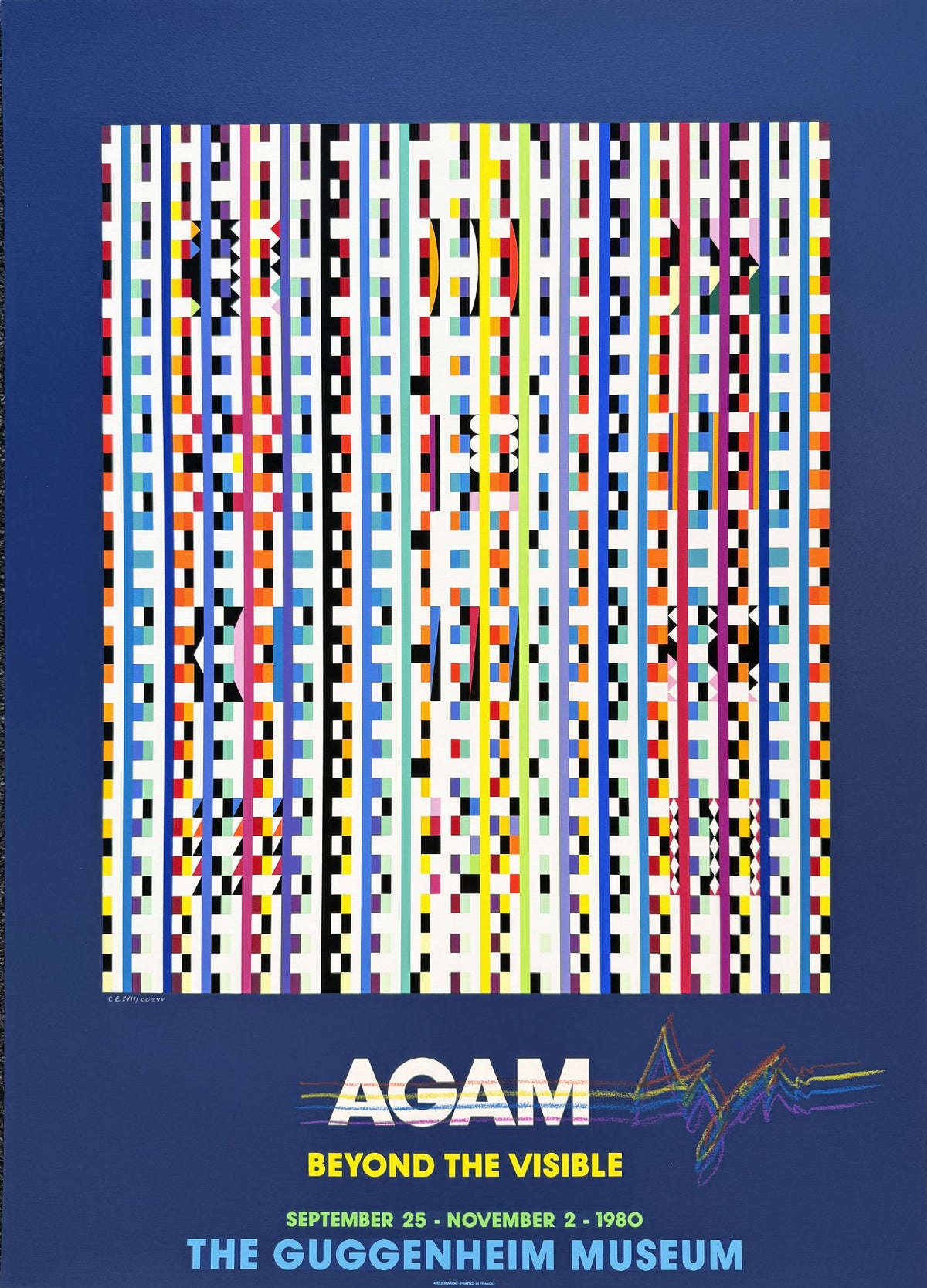 Yaacov Agam - Poster for Beyond The Visible