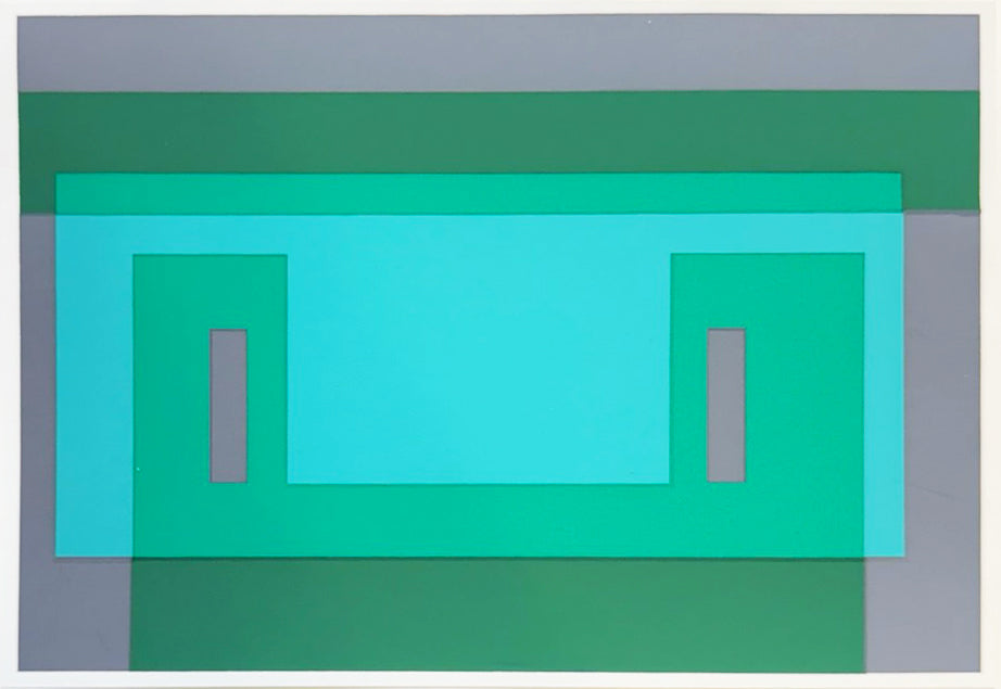 Josef Albers - Chalk Green Facade