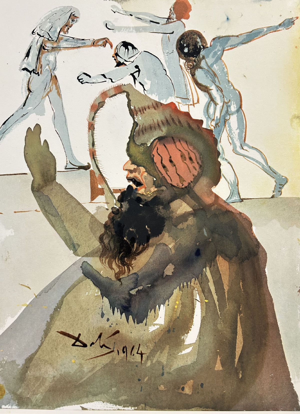 Joseph And His Brothers In Egypt by Salvador Dali, 1969 fine art lithograph