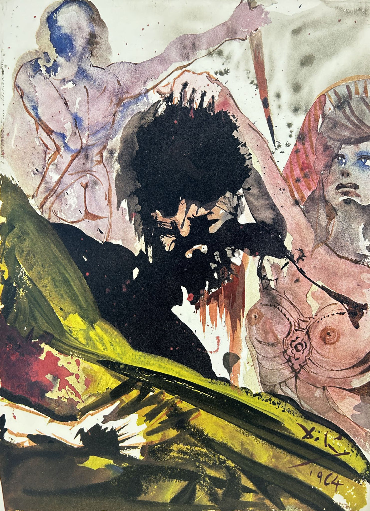 Judith Beheads Holfernes by Salvador Dali, 1969 fine art lithograph