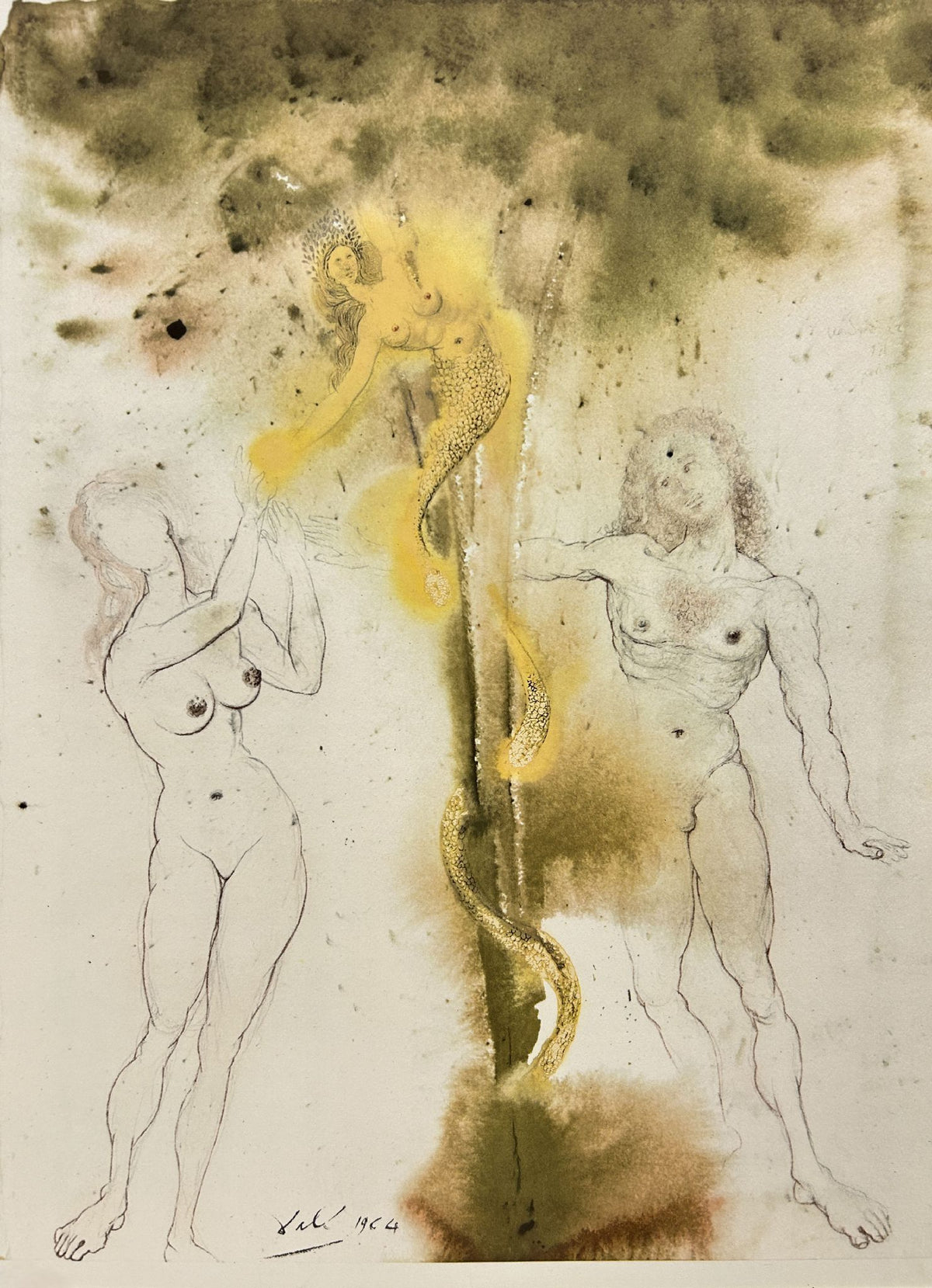 Original Sin by Salvador Dali, 1969 fine art lithograph