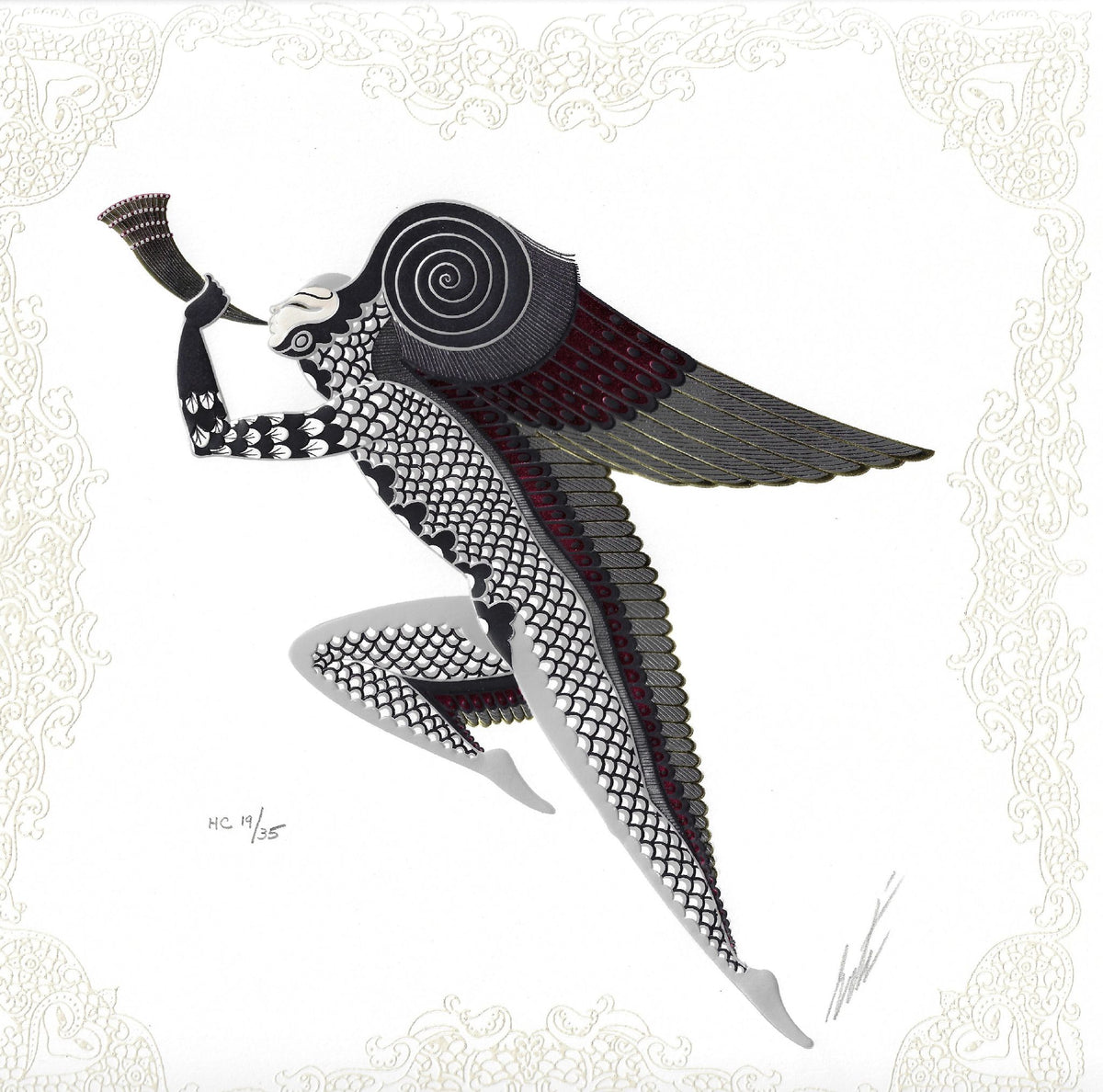Erte - Zephyr II (Red)