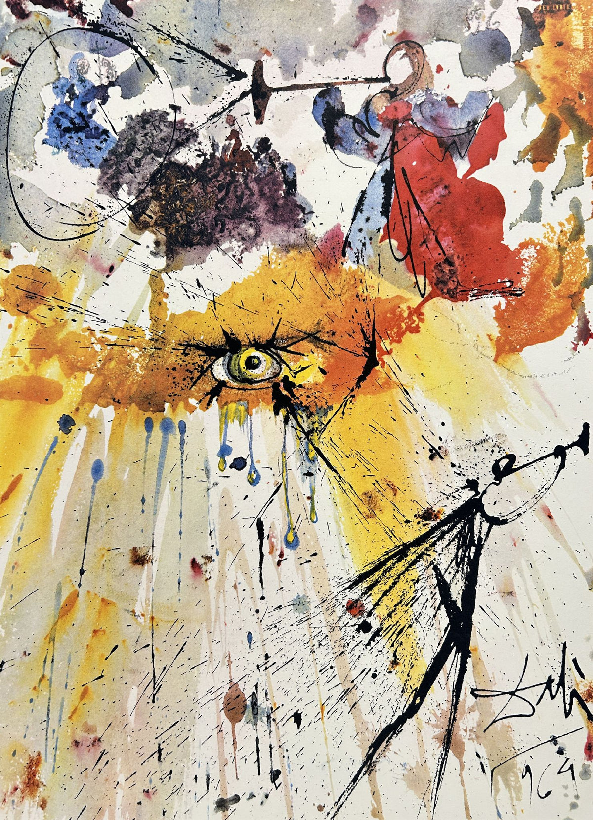 The Liturgy Of Penance by Salvador Dali, 1969 fine art lithograph